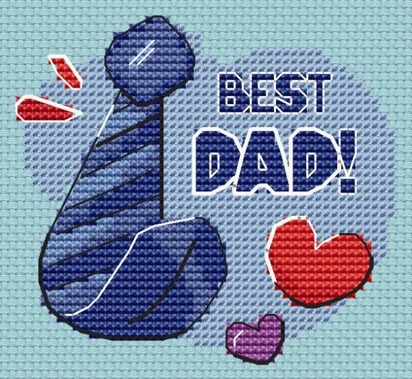 Father's Day Cross Stitch Pattern